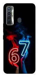 TPU чохол Demsky Hands Six Seven для TECNO Camon 17 Pro