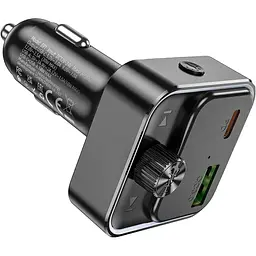 FM-трансмітер Hoco E81 Fantasy Black (6942007612296) [142008] - мініатюра 6