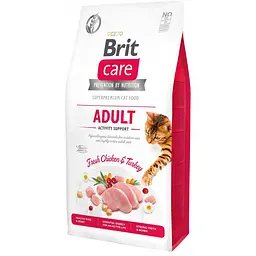 Сухий корм Brit Care Cat GF Adult Activity Support для котів, що живуть на вулиці, індичка та курка 7 кг (арт.171297)