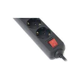Мережевий фільтр живлення REAL-EL RS-6 PROTECT USB, 5m, black (EL122300018) - мініатюра 4