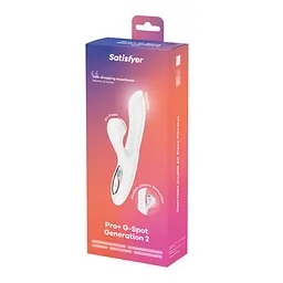 Вакуумний вібратор-кролик Satisfyer Pro+ G-Spot Generation 2 White - мініатюра 8