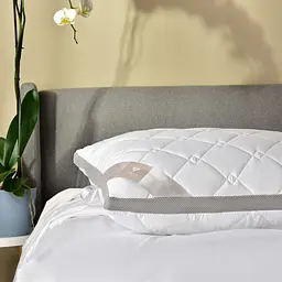 Подушка антиалергенна Ideia Present, з дихаючим бортом, 70х50 см (8-34529 сірий) - мініатюра 2