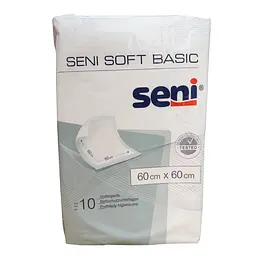 Одноразові пелюшки Seni Soft Basic 60*60 см, 10 шт
