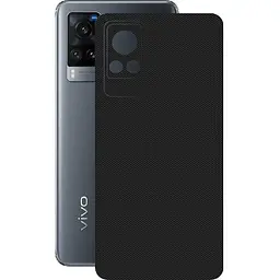 Захисна плівка StatusSKIN для Vivo X60 5G Корпус Вініл Матрикс чорний