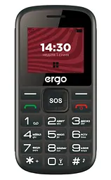 Мобільний телефон ERGO R202 Dual Sim Чорний (7137269)