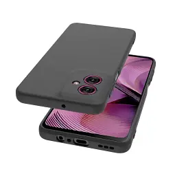 Силіконовий чохол BeCover для Motorola Moto G55 Black (712750) - мініатюра 4