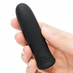 Вібратор Fifty Shades of Grey Sensation Bulle 8.6 см чорний - мініатюра 4