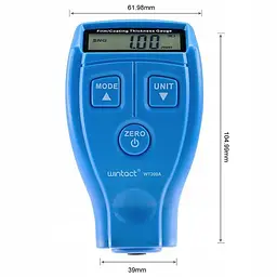 Тестер товщини фарби (товщиномір) Fe/nFe, 0-1800 мкм WINTACT WT200A - мініатюра 3