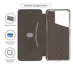 Чохол-книжка ArmorStandart G-Case для Tecno Pova Neo 3 (LH6n) Black - мініатюра 3