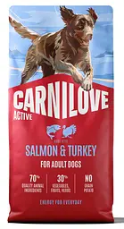 Сухий корм Carnilove Active Salmon & Turkey для cобак лосось та індичка 12 кг