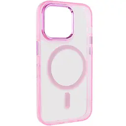 Чохол TPU Iris with MagSafe для Apple iPhone 14 Pro (6.1) Рожевий - мініатюра 2