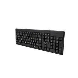 Дротова клавіатура HAVIT HV-KB2001 USB Black HAVIT (27921-000) - мініатюра 5