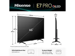 Телевізор Hisense 65E7Q PRO - мініатюра 3