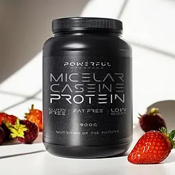Протеїн Powerful Progress Micelar Caseine Protein Полуниця 900 г - мініатюра 2