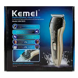 Бездротова машинка для стрижки волосся Kemei KM-5015 - мініатюра 7