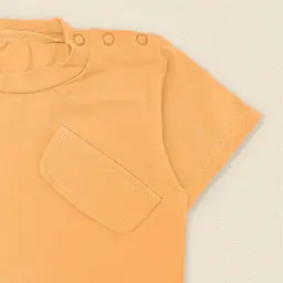 Комплект футболка і шорти Orange зріст 74 см (6 - 9 місяців) Malena Жовтогарячий - мініатюра 2