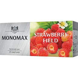 Набір пакетованого зеленого чаю Monomax Strawberry Field 112.5 г (75 шт. x 1.5 г) - мініатюра 3