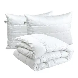 Набір Руно Warm Silver ковдра 200х220 см + 2 подушки 50х70 см 925.52_Warm Silver