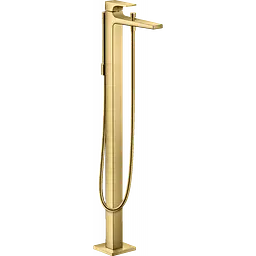 Змішувач Hansgrohe Metropol для ванни підлоговий Polished Gold Optic 32532990 Золотий