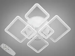 LED люстра на пульті з димером і різнобарвним підсвічуванням, 150W