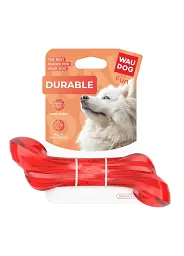 Іграшка для собак WAUDOG Fun Durable Кістка, термопластична гума, 200 мм, червоний