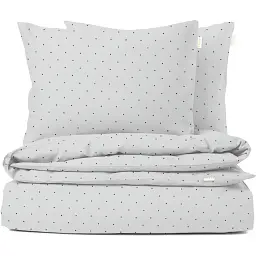 Комплект постельного белья Cosas двуспальный без простыни MINI DOTS CS1 180 x 220 см (DotsGreyGrey_180_2)