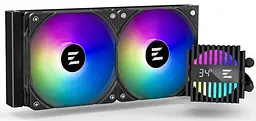 Система рідинного оxолодження Alpha 2 A24 ARGB LGA1851 1700 1200 115x AM5 AM4 TDP 320 Zalman teh0019198