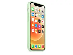 Чехол Apple Silicone Case for iPhone 12 Pro Max HQ Pistachio - миниатюра 5