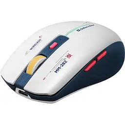 Комп'ютерна мишка Defender Dila MM-282 Wireless White/Blue (52282) - мініатюра 5