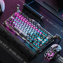 Клавіатура GravaStar Mercury V75 Pro 80keys Magnetic Jade Gaming 8K USB-A RGB Cyberpunk (GS_V75_PRO_RM_EGRY) - мініатюра 9