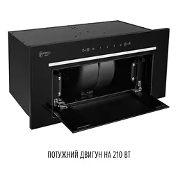 Витяжка повновбудована PERFELLI DESIGN FILINI 6 NERO - мініатюра 8