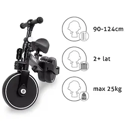 Біговел велосипед Kidwell 3 в 1 Pico Black - мініатюра 5