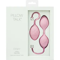 Розкішні вагінальні кульки Pillow Talk - Frisky Pink - мініатюра 9