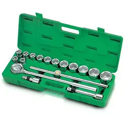 Набір головок з тріскачкою Toptul 3/4" 17ед. (12-гр.) GCAI1702