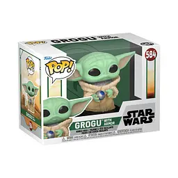 Фігурка Funko Pop Фанко Поп Мандаларець Зіркові війни Малюк Йода The Mandalorian The Child 10 см SW BY 370 - мініатюра 3