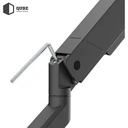 Кронштейн QUBE 4516MB.USB Black 4516MB.USB - мініатюра 4