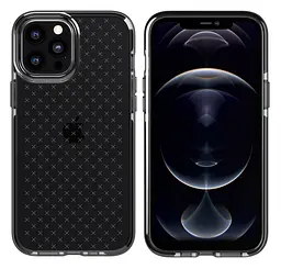 Протиударний чохол з антимікробним покриттям Tech21 Evo Check для iPhone 12 Pro Max (6.7") Smokey Black - мініатюра 9