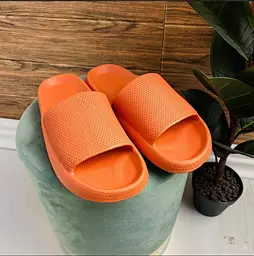 Shoozy капці шльопанці жіночі, жовтогарячі - мініатюра 1