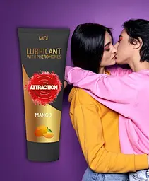 Змазка на водній основі з феромонами MAI Attraction Mango (100 мл) - мініатюра 5