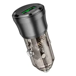 Адаптер автомобільний Borofone Noble single-port Car charger BZ23 |1USB, 18W/3A, QC3.0| - мініатюра 2