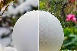 Декоративний садовий світильник SuperLED Balli куля 25 см - мініатюра 4