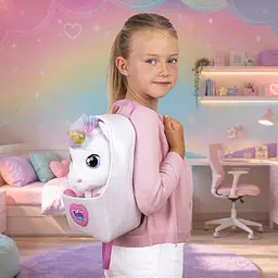 Інтерактивна іграшка Baby Paws Fantasy Єдиноріг зі світловими та звуковими ефектами 26 см (933859IM) - мініатюра 2
