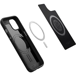 Оригінальний протиударний чохол Spigen для iPhone 13 / iPhone 14 Core Armor MagSafe MagFit Black ACS04676 - мініатюра 4
