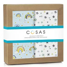 Багаторазові пелюшки дитячі RAINBOW CS2 2шт COSAS (4822052227312)