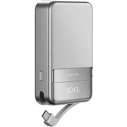 Зовнішній акумулятор EcoFlow RAPID Magnetic 10000mAh 65W Silver (EF-RAPID10000-EU) [116824]