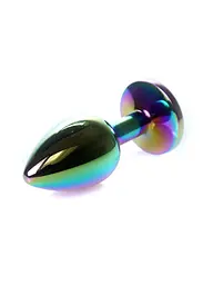 Анальна пробка - Jewellery Multicolour Plug Clear - мініатюра 4