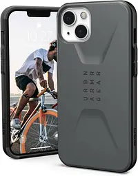 Оригінальний протиударний чохол UAG Civilian для iPhone 13/14 Silver (11317D113333)