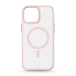 Чехол для Apple iPhone 14, Uniq MagCase, розовый, противоударный, панель-накладка с MagSafe, ударопрочный TPU+PC, с магнитом MagSafe, поддержка полноценной беспроводной зарядки, ArmorStandart (ARM75291)
