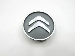 Емблеми коліс Citroen (Сірі + Хром) 59 мм (4 шт) 9658269280 - мініатюра 3