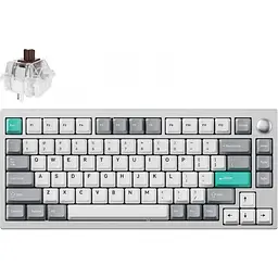 Клавіатура механічна P1 Pro 84Key, Keychron Super Brown, WL/BT/USB-A, QMK/VIA, Hot-Swap, EN Lemokey teh0013906 - мініатюра 2